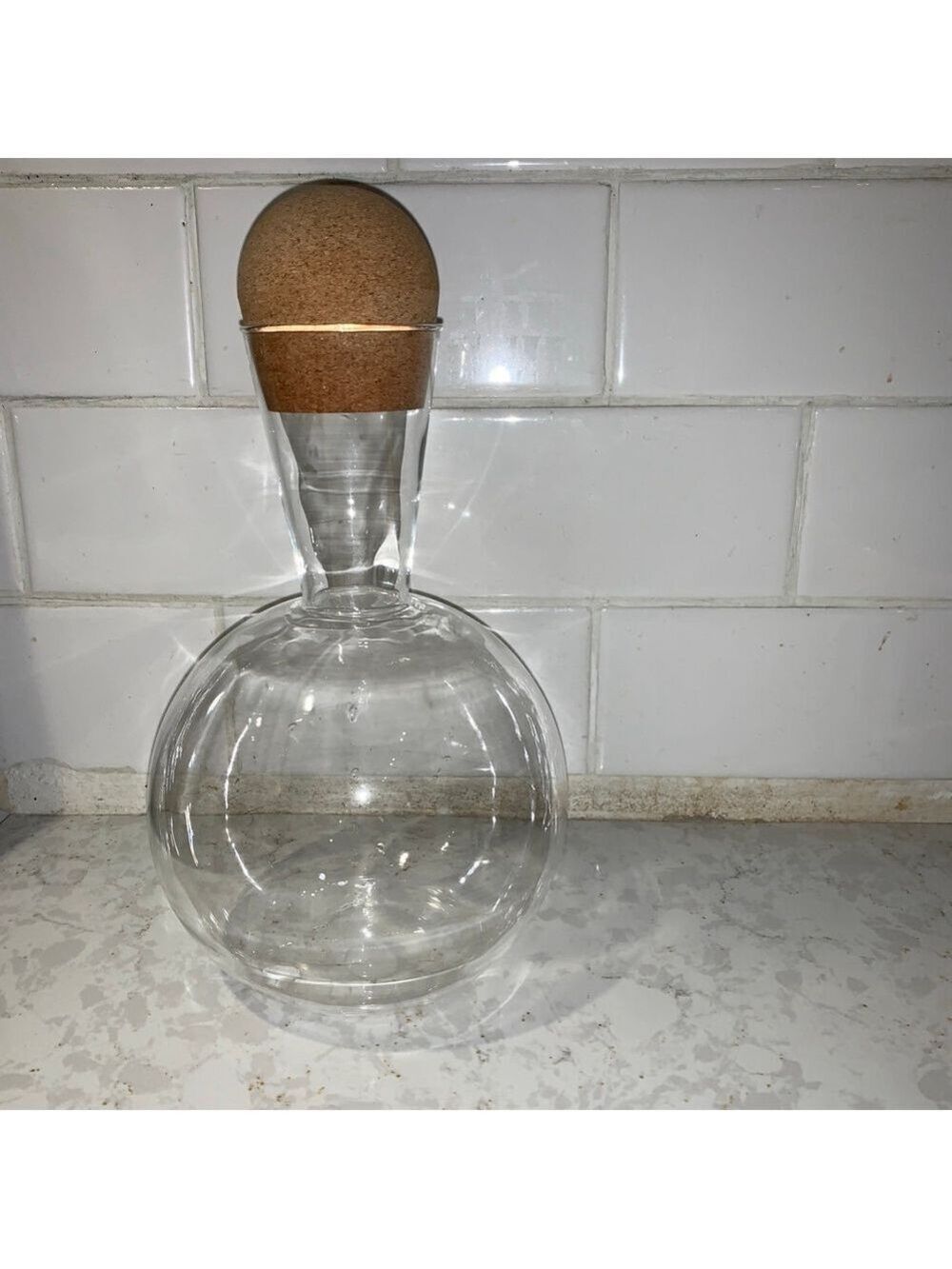 Bodum Clear Glass carafe with Cork Stopper One Size